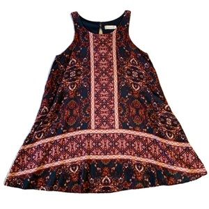 Altar’d State Darcy Dress (Black and Burgundy) Size Medium